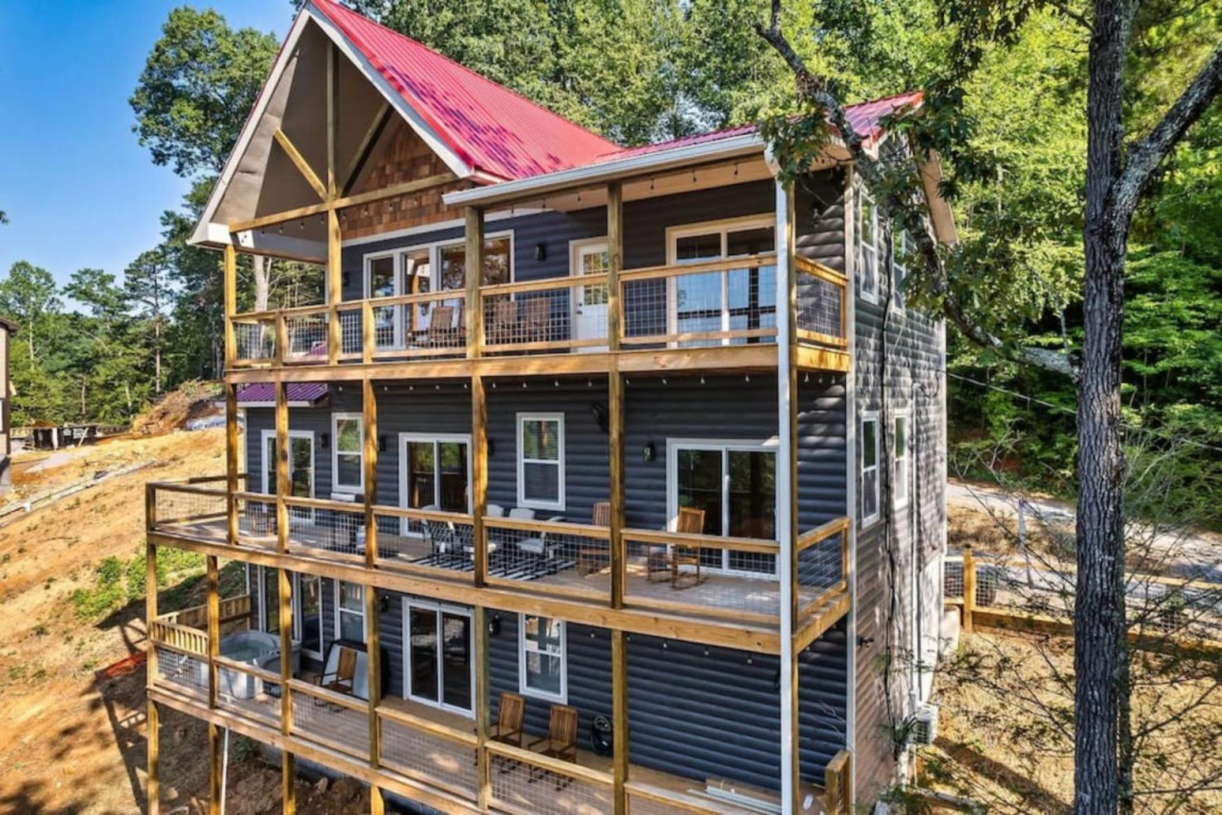 Tranquil Mountain Getaway By Ghosal Luxury Lodging Gatlinburg Esterno foto
