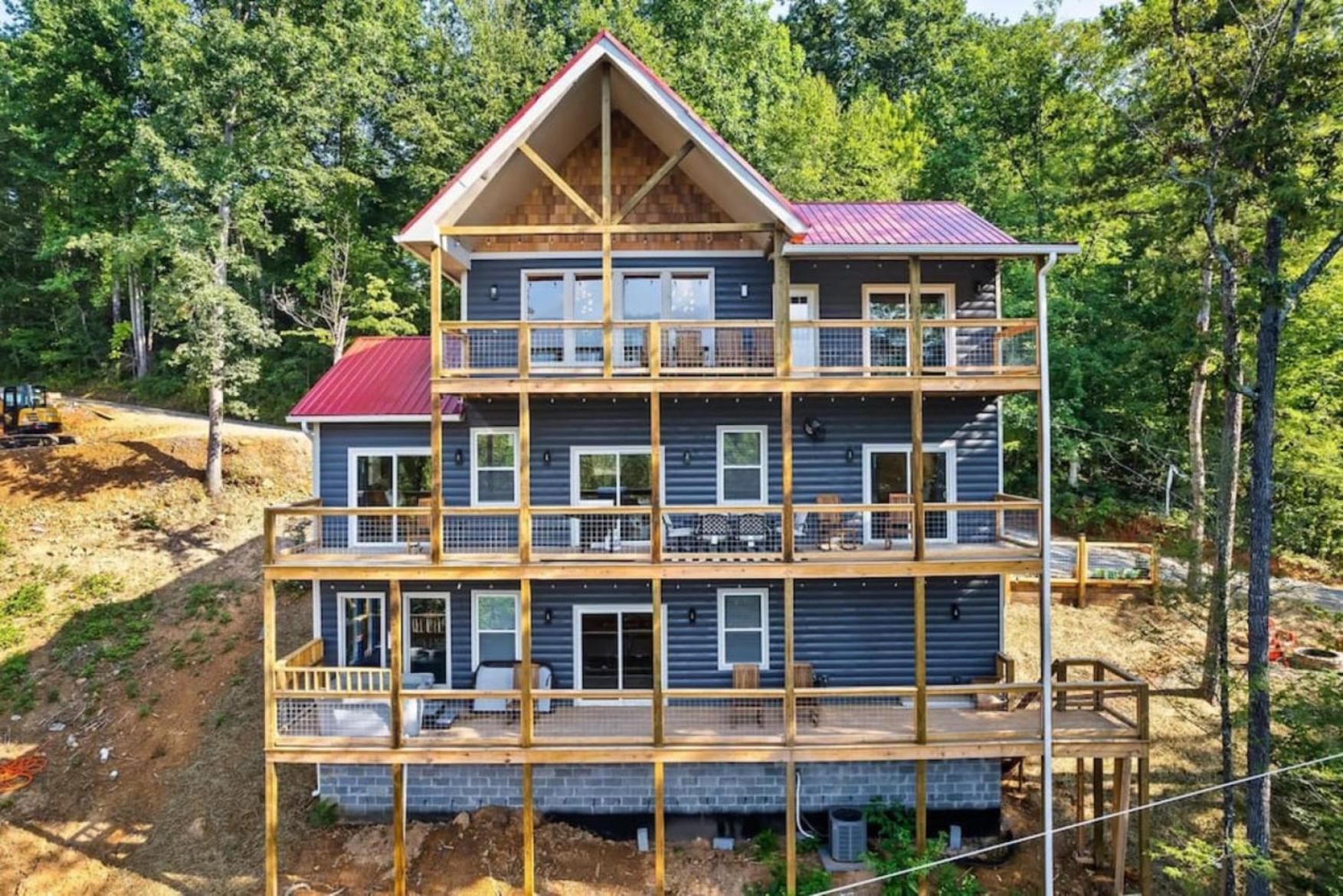 Tranquil Mountain Getaway By Ghosal Luxury Lodging Gatlinburg Esterno foto