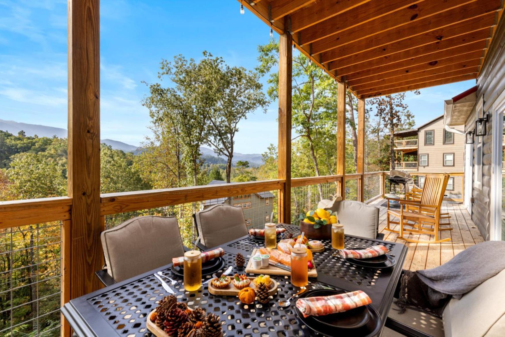 Tranquil Mountain Getaway By Ghosal Luxury Lodging Gatlinburg Esterno foto