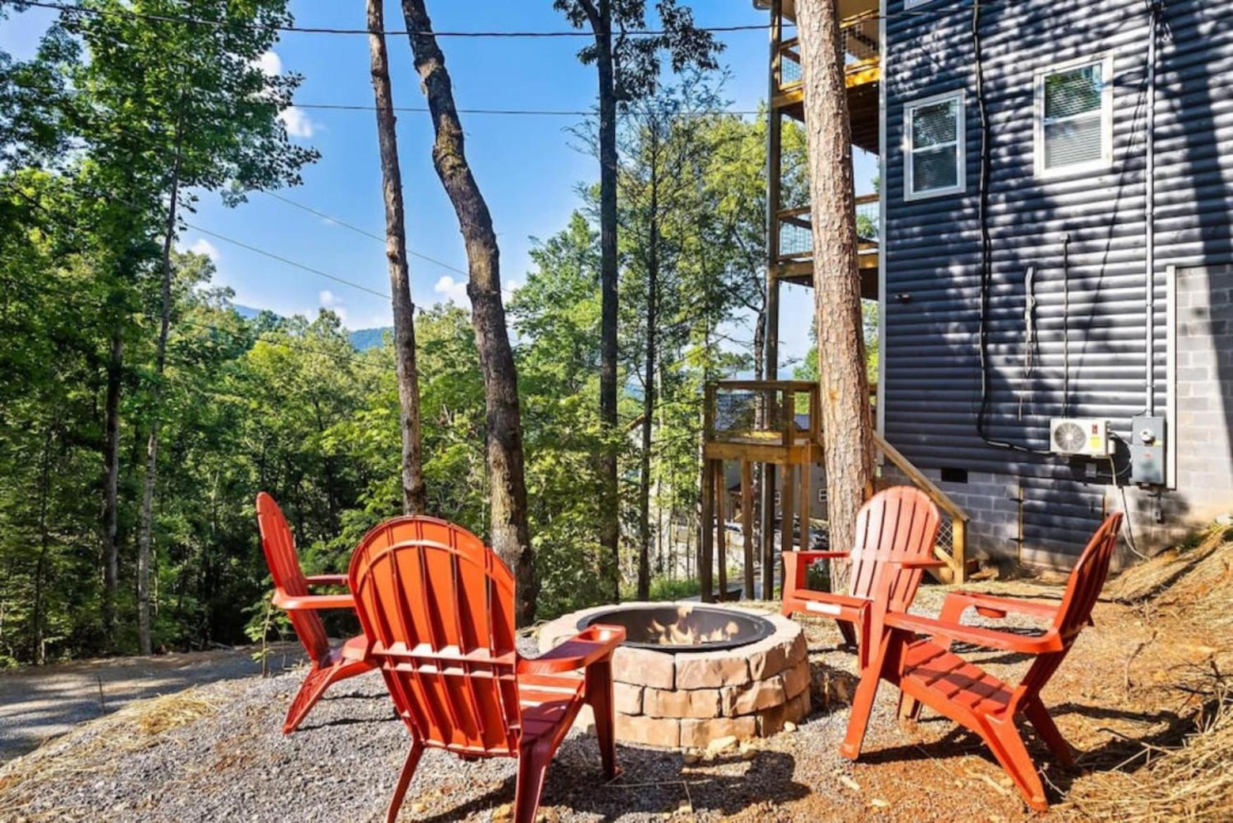 Tranquil Mountain Getaway By Ghosal Luxury Lodging Gatlinburg Esterno foto
