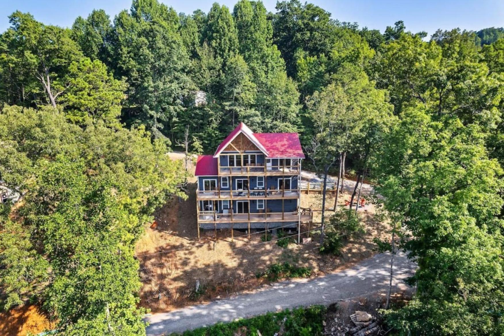 Tranquil Mountain Getaway By Ghosal Luxury Lodging Gatlinburg Esterno foto