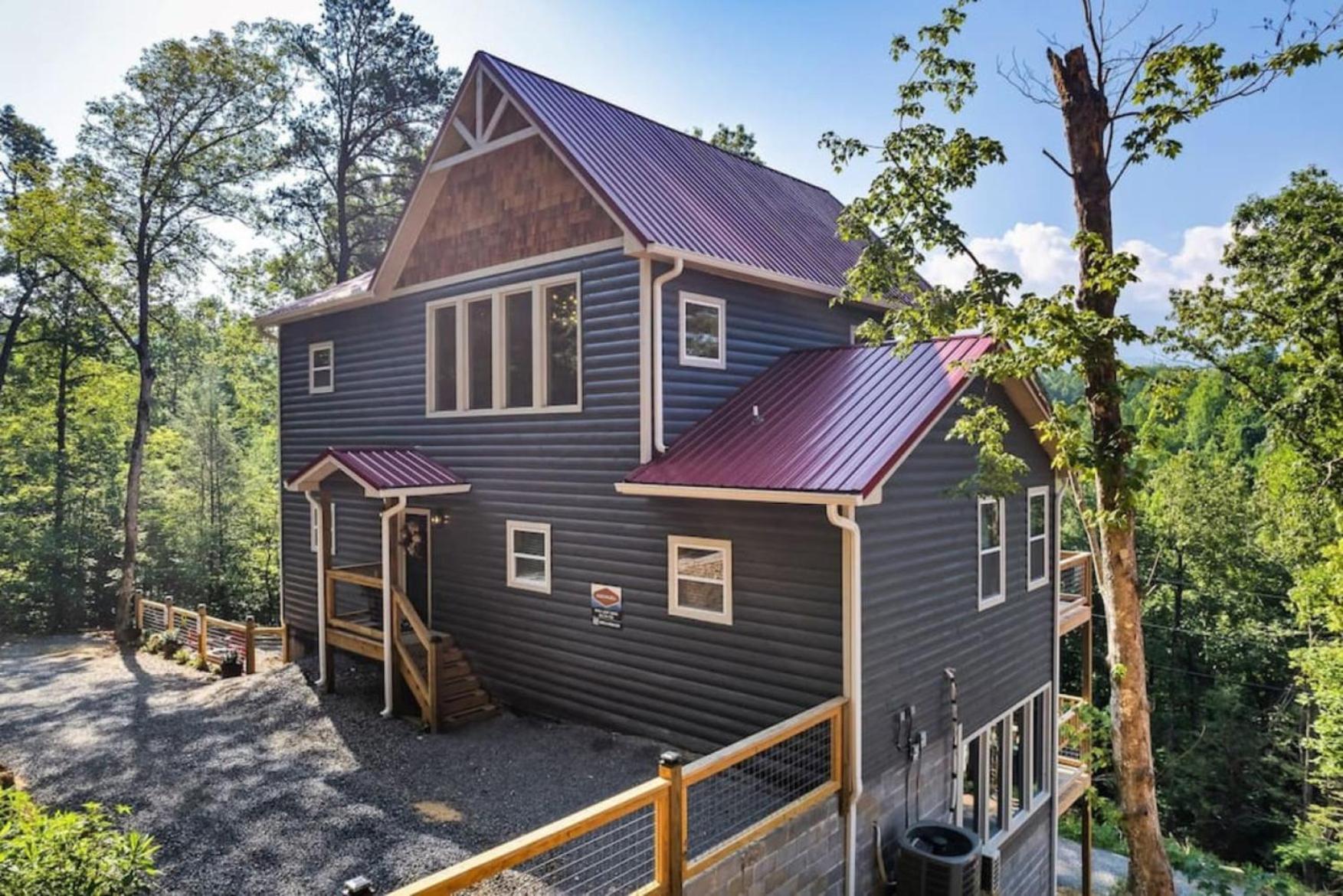 Tranquil Mountain Getaway By Ghosal Luxury Lodging Gatlinburg Esterno foto