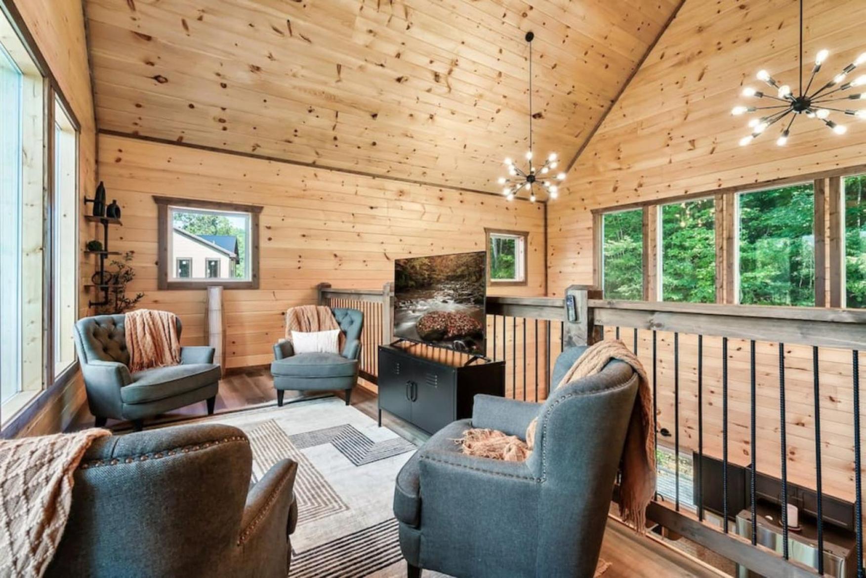 Tranquil Mountain Getaway By Ghosal Luxury Lodging Gatlinburg Esterno foto