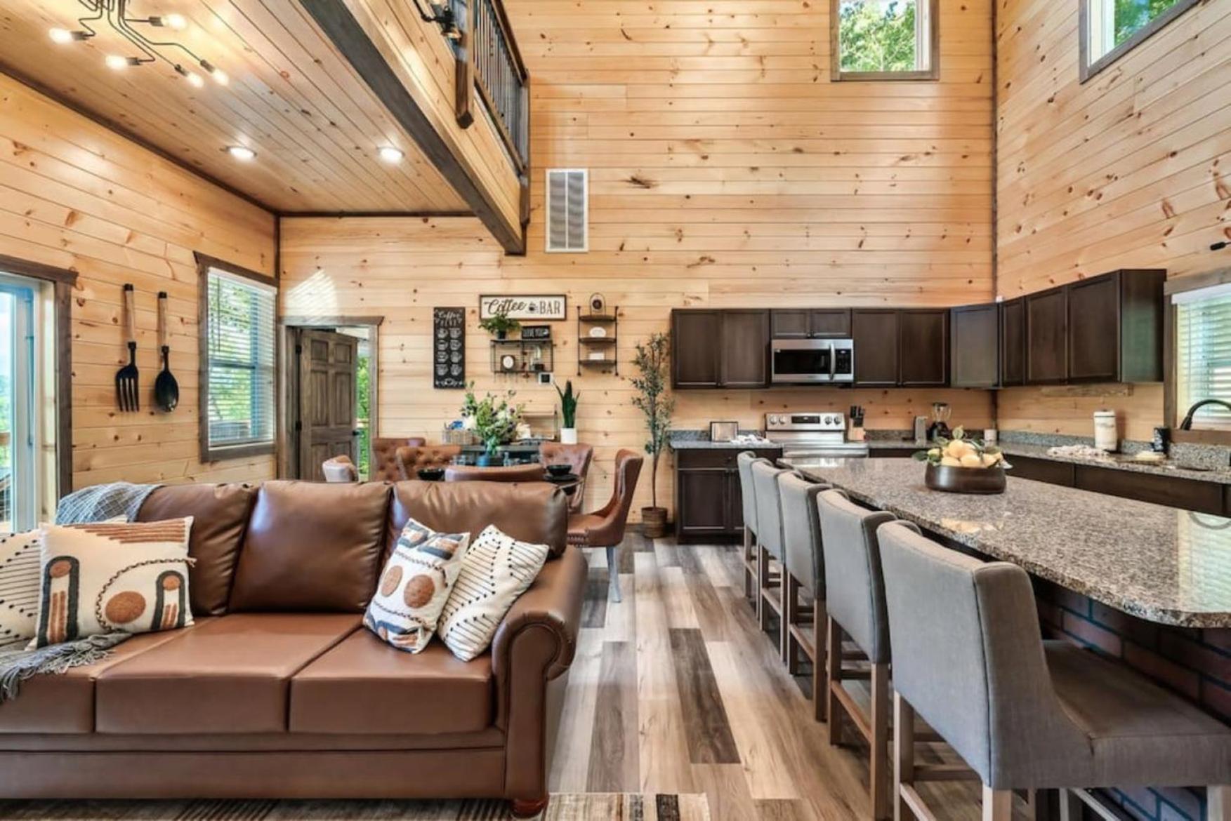 Tranquil Mountain Getaway By Ghosal Luxury Lodging Gatlinburg Esterno foto