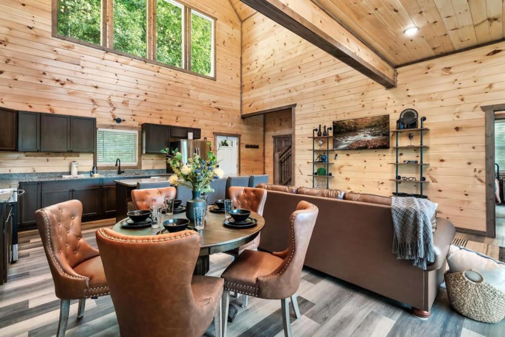 Tranquil Mountain Getaway By Ghosal Luxury Lodging Gatlinburg Esterno foto